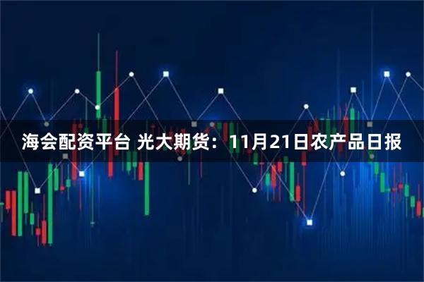 海会配资平台 光大期货:11月21日农产品日报